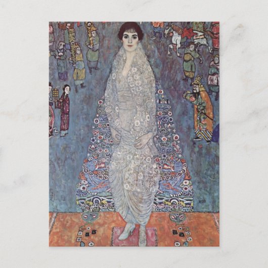Gustav Klimt - Portret van Baroness Bachofen-Echt Briefkaart (Voorkant)