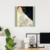 Gustav Klimt - Portret van een dame Poster (Thuiskantoor)