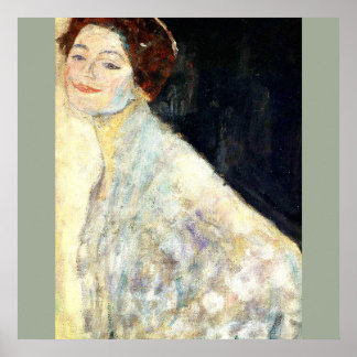 Gustav Klimt - Portret van een dame Poster