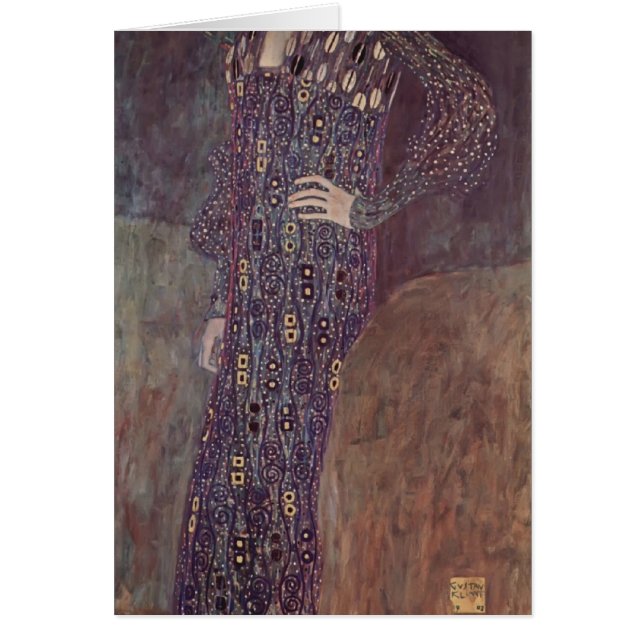 Gustav Klimt - Portret van Emilie Flöge (Voorkant)