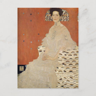 GUSTAV KLIMT - Portret van Fritza Riedler 1906 Briefkaart