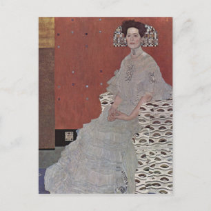 Gustav Klimt - Portret van Fritza Riedler Briefkaart