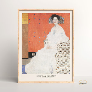 Gustav Klimt Portret van Fritza Riedler Kunstdruk Poster
