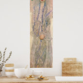 Gustav Klimt - Portret van Gertha Felssovanyi Poster (Keuken)