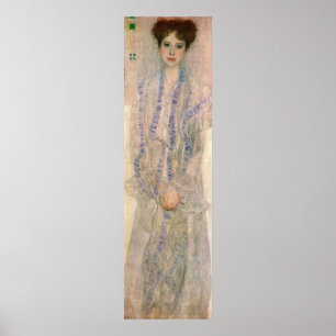 Gustav Klimt - Portret van Gertha Felssovanyi Poster