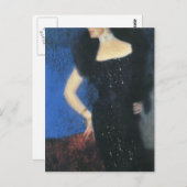 Gustav Klimt-Portret van Roos Rosthorn-Friedmann Briefkaart (Voorkant / Achterkant)