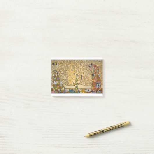 Gustav Klimt Post-it® Notes (Op bureau)
