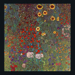 Gustav Klimt Poster ~ De bloem<br><div class="desc">Een Oostenrijkse symbolieke schilder, 1862 - 1918 met een afbeelding van wilde bloemen.</div>