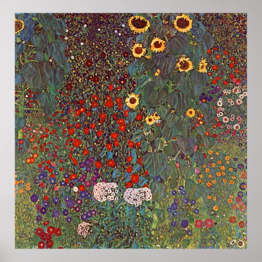 Gustav Klimt Poster ~ De bloem (Voorkant)