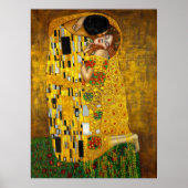 Gustav Klimt Poster - de Kus (Voorkant)