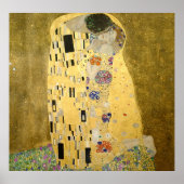 Gustav Klimt Poster - de Kus (Voorkant)