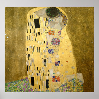Gustav Klimt Poster - de Kus