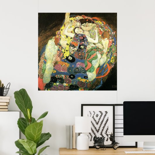 Gustav Klimt Poster ~ De Maiden (Thuiskantoor)