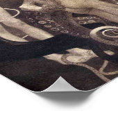 Gustav Klimt Poster ~ jurisprudentie eindtoestand (Hoek)