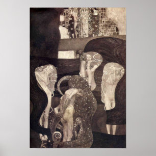 Gustav Klimt Poster ~ jurisprudentie eindtoestand