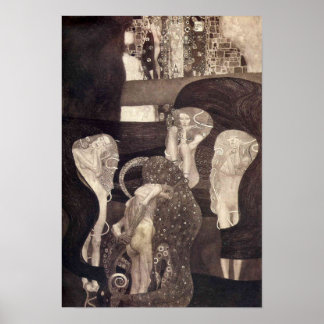 Gustav Klimt Poster ~ jurisprudentie eindtoestand