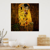 Gustav Klimt Poster The Kiss (Keuken)