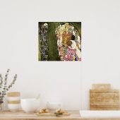 Gustav Klimt ~ Poster van het leven en de dood (Keuken)