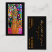 Gustav Klimt Print ~ Visitekaartje (Voorkant / Achterkant)