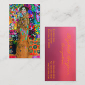 Gustav Klimt Print ~ Visitekaartje (Voorkant / Achterkant)