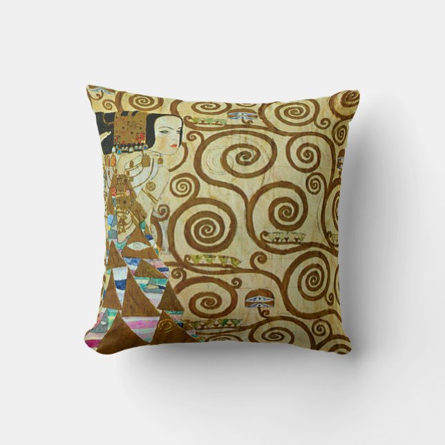 Gustav Klimt Proefproject Kussen (Voorkant)