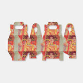 Gustav Klimt Red Woman Gold Snake Painting Bedankdoosjes (Uitgevouwen)