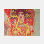 Gustav Klimt Red Woman Gold Snake Painting Deurmat (Voorkant)