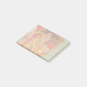 Gustav Klimt Red Woman Gold Snake Painting Post-it® Notes (Schuin)