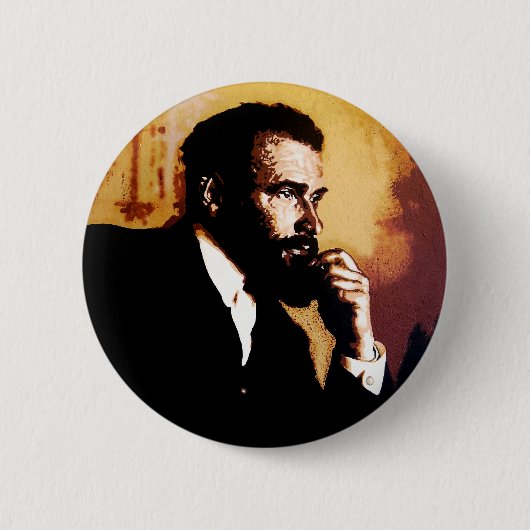 Gustav Klimt Ronde Button 5,7 Cm (Voorkant)