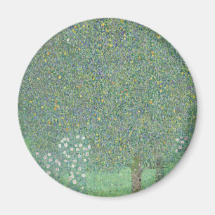 Gustav Klimt - Rosebushes in het kader van het Tre Magneet