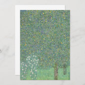 Gustav Klimt - Rosebushes onder de bomen (Voorkant / Achterkant)