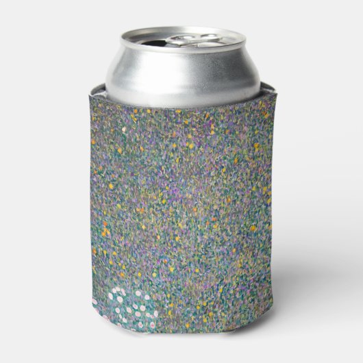 Gustav Klimt - Rosebushes onder de bomen Blikjeskoeler (Blikje Voorkant)