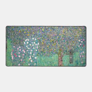 Gustav Klimt - Rosebushes onder de bomen Bureaumat