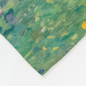 Gustav Klimt - Rosebushes onder de bomen Fleece Deken (Hoek)