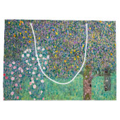 Gustav Klimt - Rosebushes onder de bomen Groot Cadeauzakje (Achterkant)