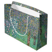 Gustav Klimt - Rosebushes onder de bomen Groot Cadeauzakje (Achterkant Gekanteld)