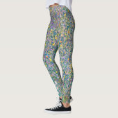 Gustav Klimt - Rosebushes onder de bomen Leggings (Links)