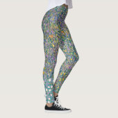 Gustav Klimt - Rosebushes onder de bomen Leggings (Rechts)