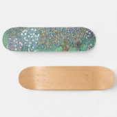 Gustav Klimt - Rosebushes onder de bomen Persoonlijk Skateboard (Horizontaal)