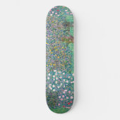 Gustav Klimt - Rosebushes onder de bomen Persoonlijk Skateboard (Voorkant)