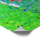 Gustav Klimt - Rosebushes onder de bomen Poster (Hoek)