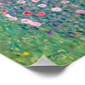 Gustav Klimt - Rosebushes onder de bomen Poster (Hoek)