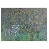 Gustav Klimt - Rosebushes onder de bomen Snijplank (Voorkant)