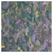 Gustav Klimt - Rosebushes onder de bomen Stof (Close Up)