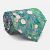 Gustav Klimt - Rosebushes onder de bomen Stropdas (Opgerold)