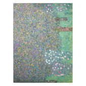 Gustav Klimt - Rosebushes onder de bomen Tafelkleed (Voorkant)
