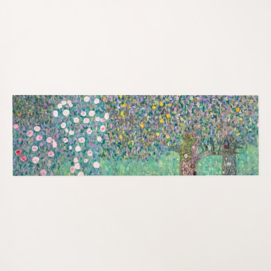 Gustav Klimt - Rosebushes onder de bomen Yogamat (Achterkant (horizontaal))