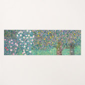 Gustav Klimt - Rosebushes onder de bomen Yogamat (Voorkant (horizontaal))