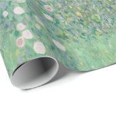Gustav Klimt Rosebushes onder de Trees GalleryHD Cadeaupapier (Rol Hoek)