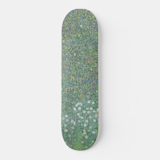 Gustav Klimt Rosebushes onder de Trees GalleryHD Skateboard (Voorkant)
